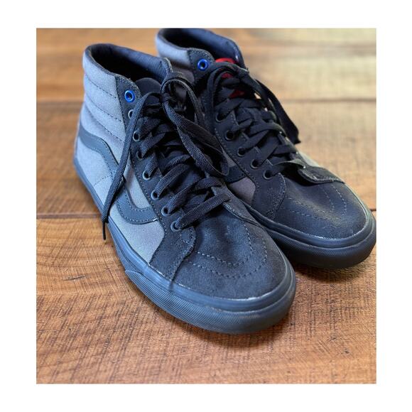 VANS Sk8-Hi Hedley and Bennett Unisex Gray Sneaker Skate Shoes Rainbow Mens 7